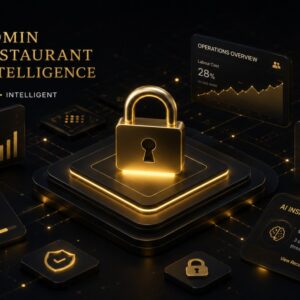 Admin Restaurant Intelligence AI platform with secure operations dashboard